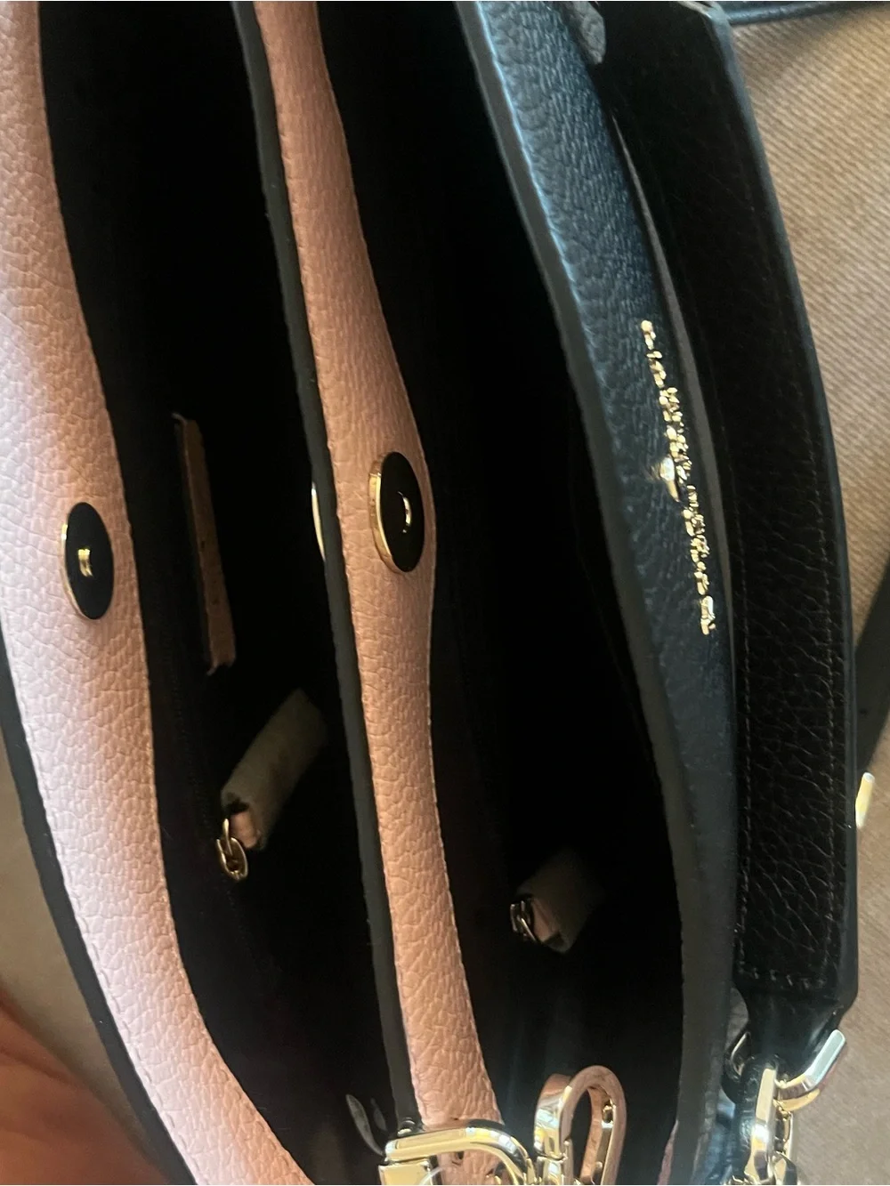 kate spade Black Pebbled Leather Aubrey bag